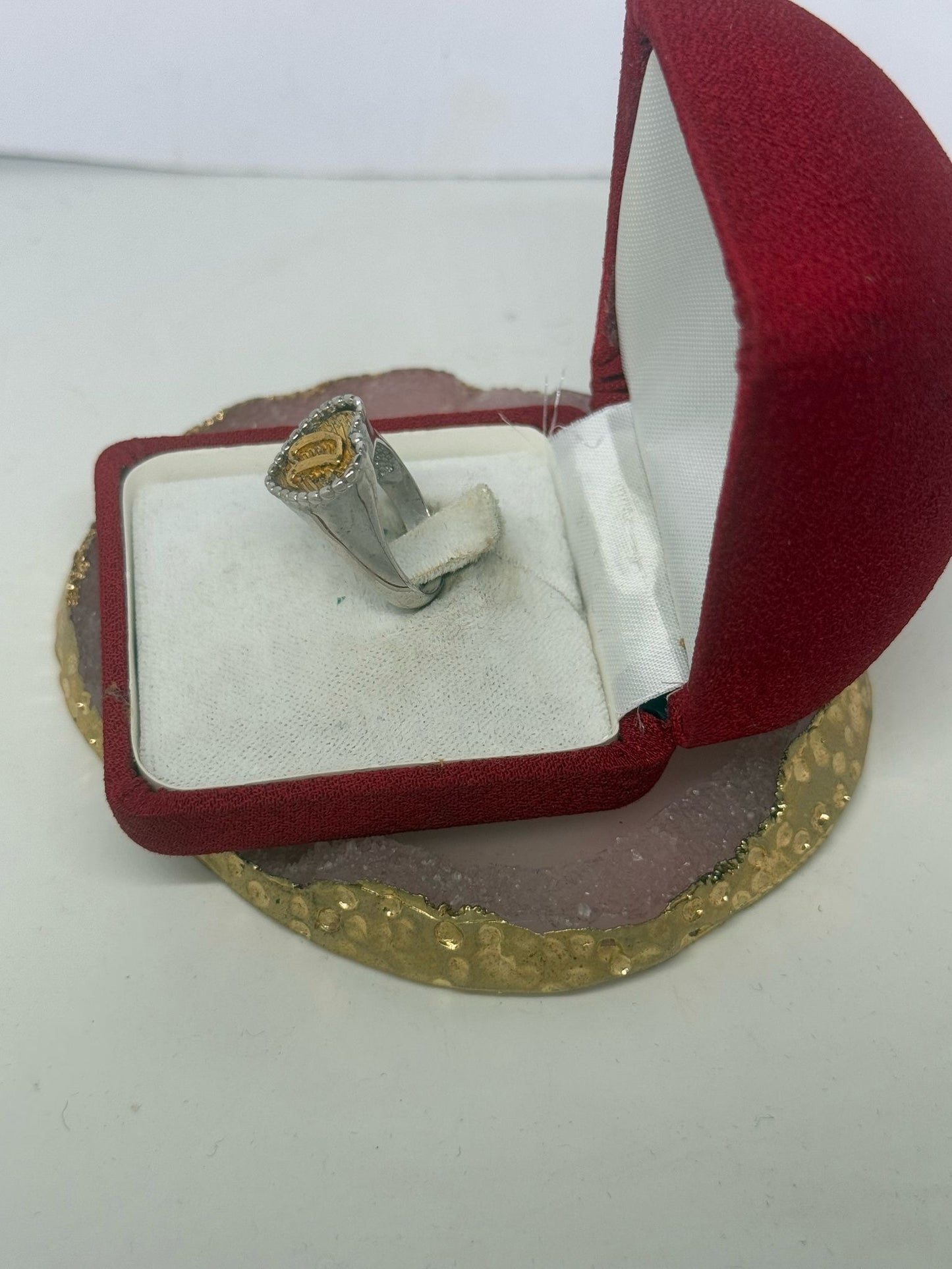 Anello in argento 925 lettera A