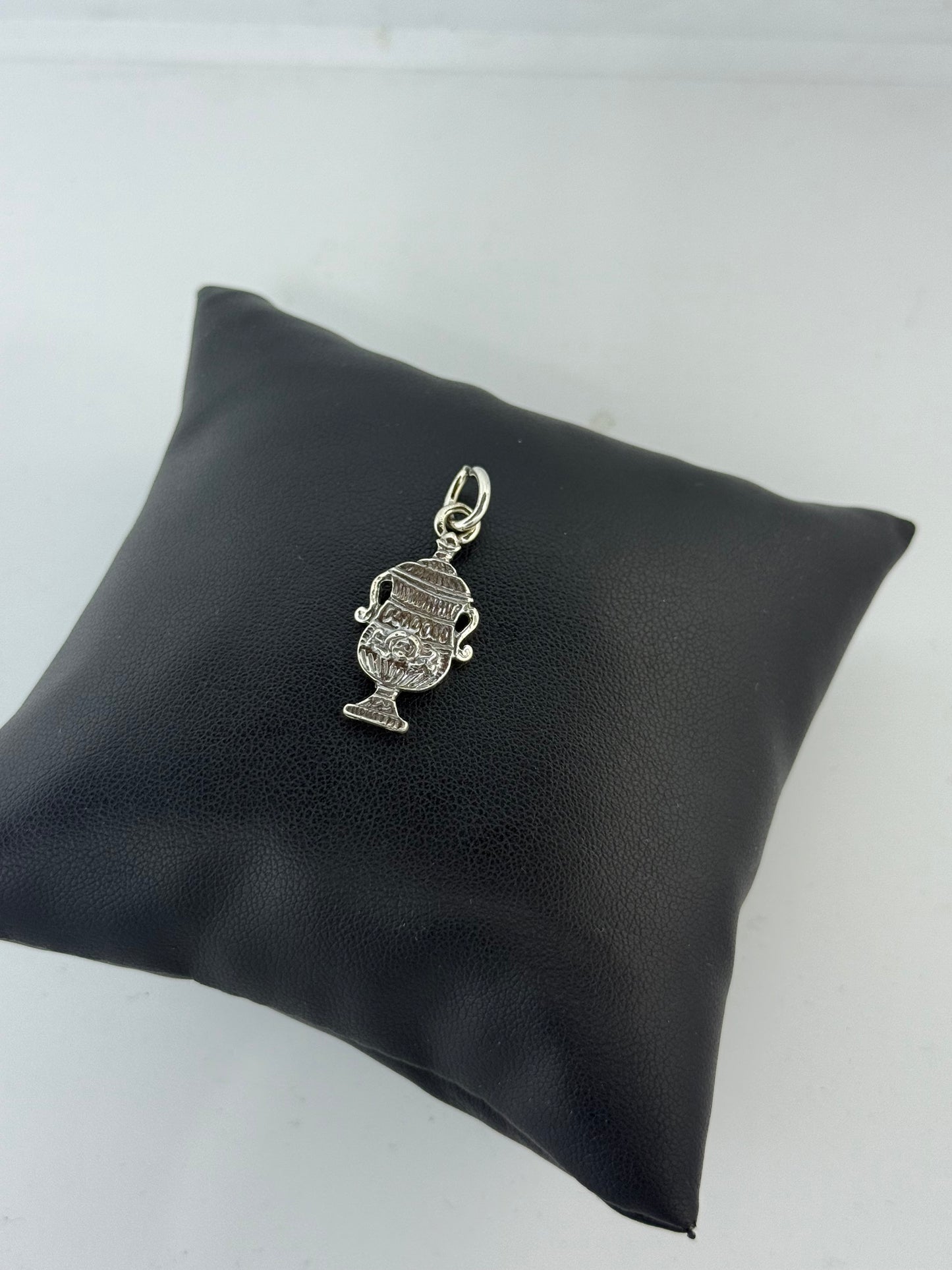 Ciondolo asso di coppe in argento 800