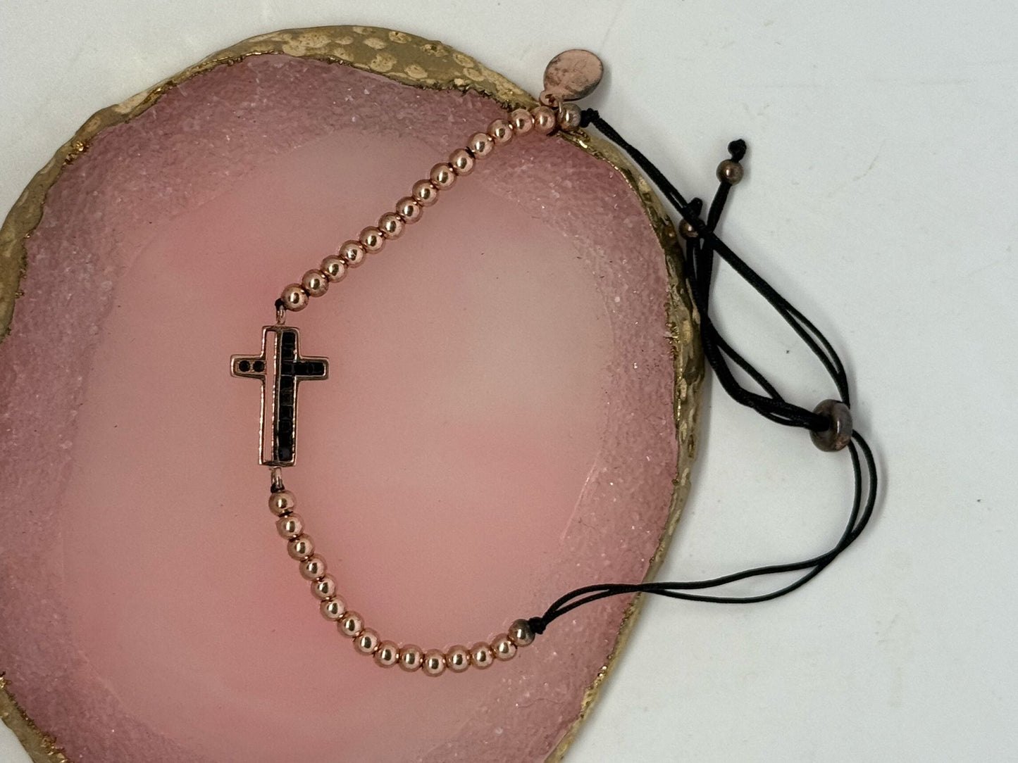 Bracciale in argento 925 croce