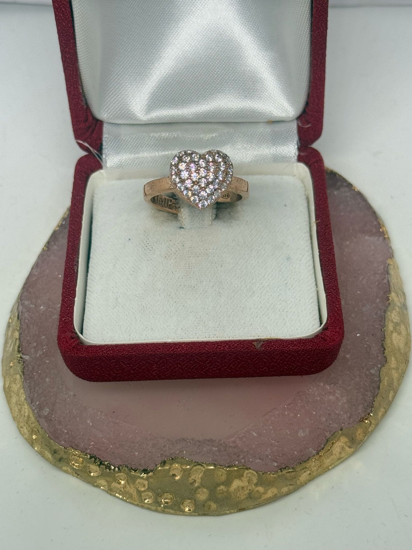 Anello in argento 925 cuore