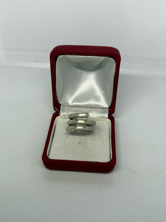 Anello tre giri in argento 925