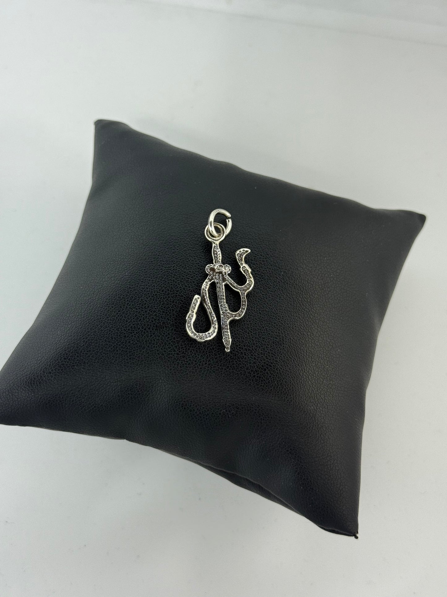 Ciondolo asse di spade in argento 800