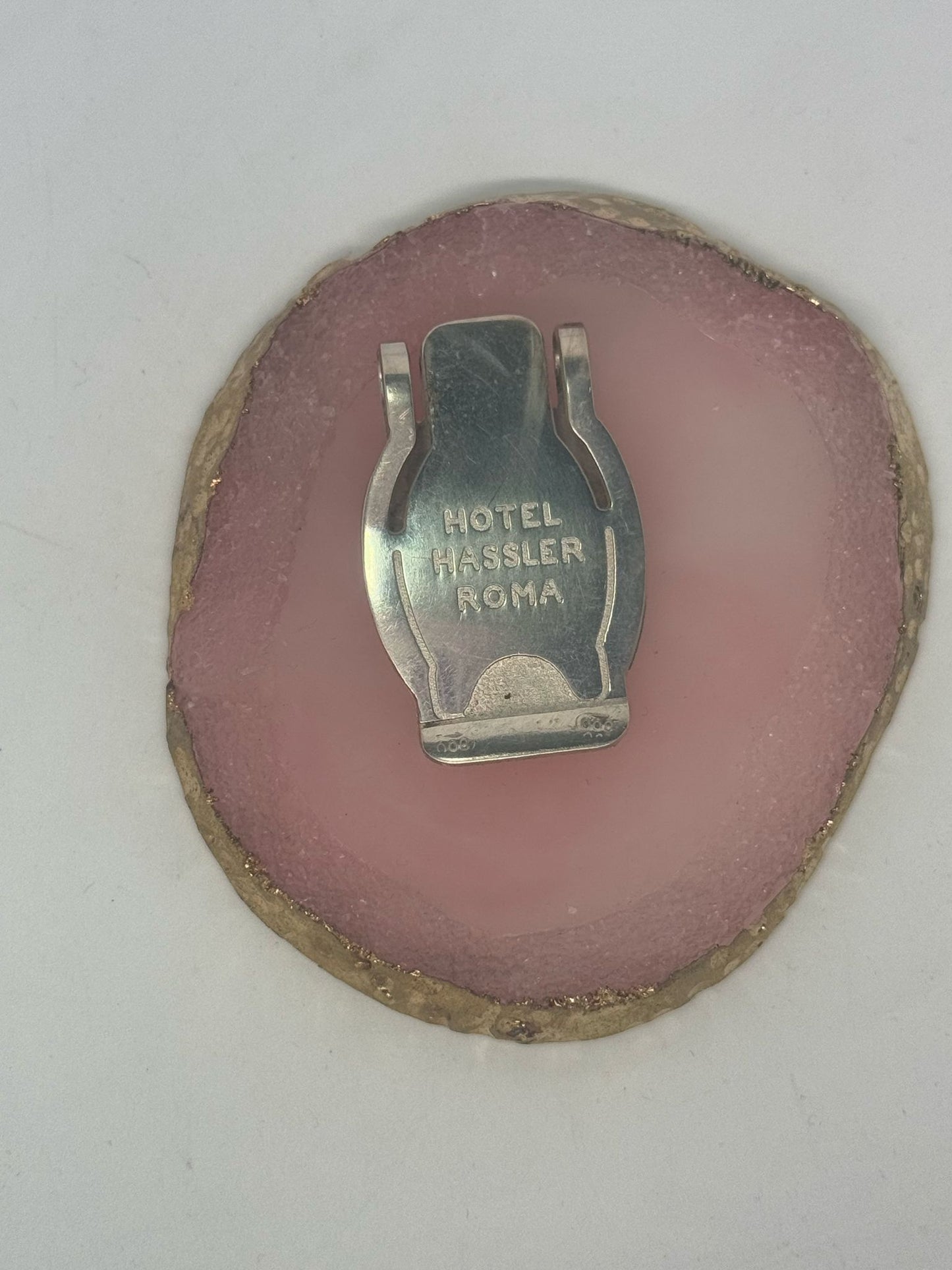 Fermasoldi cattedrale in argento 800