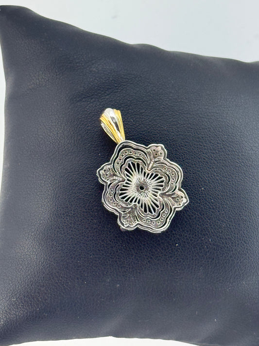 Collana in argento 925 arte decó