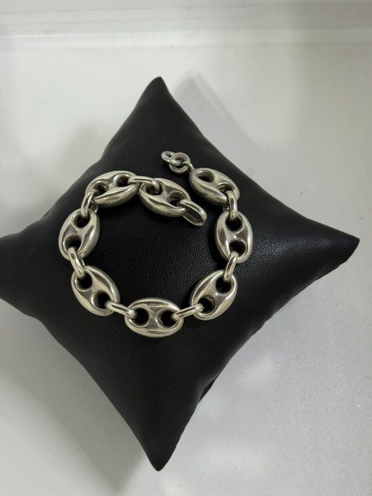 Bracciale maglia marinaia in argento 925