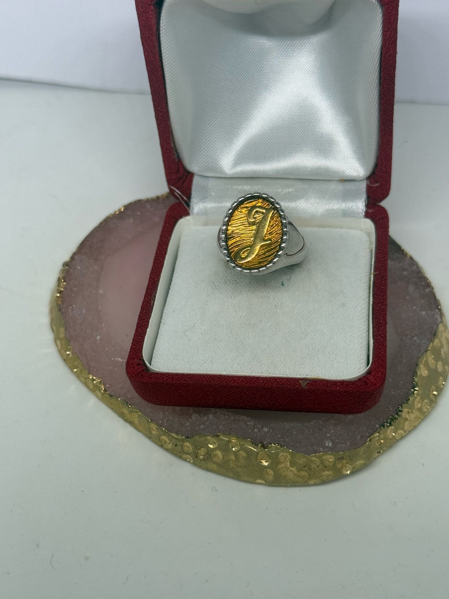 Anello in argento 925 J