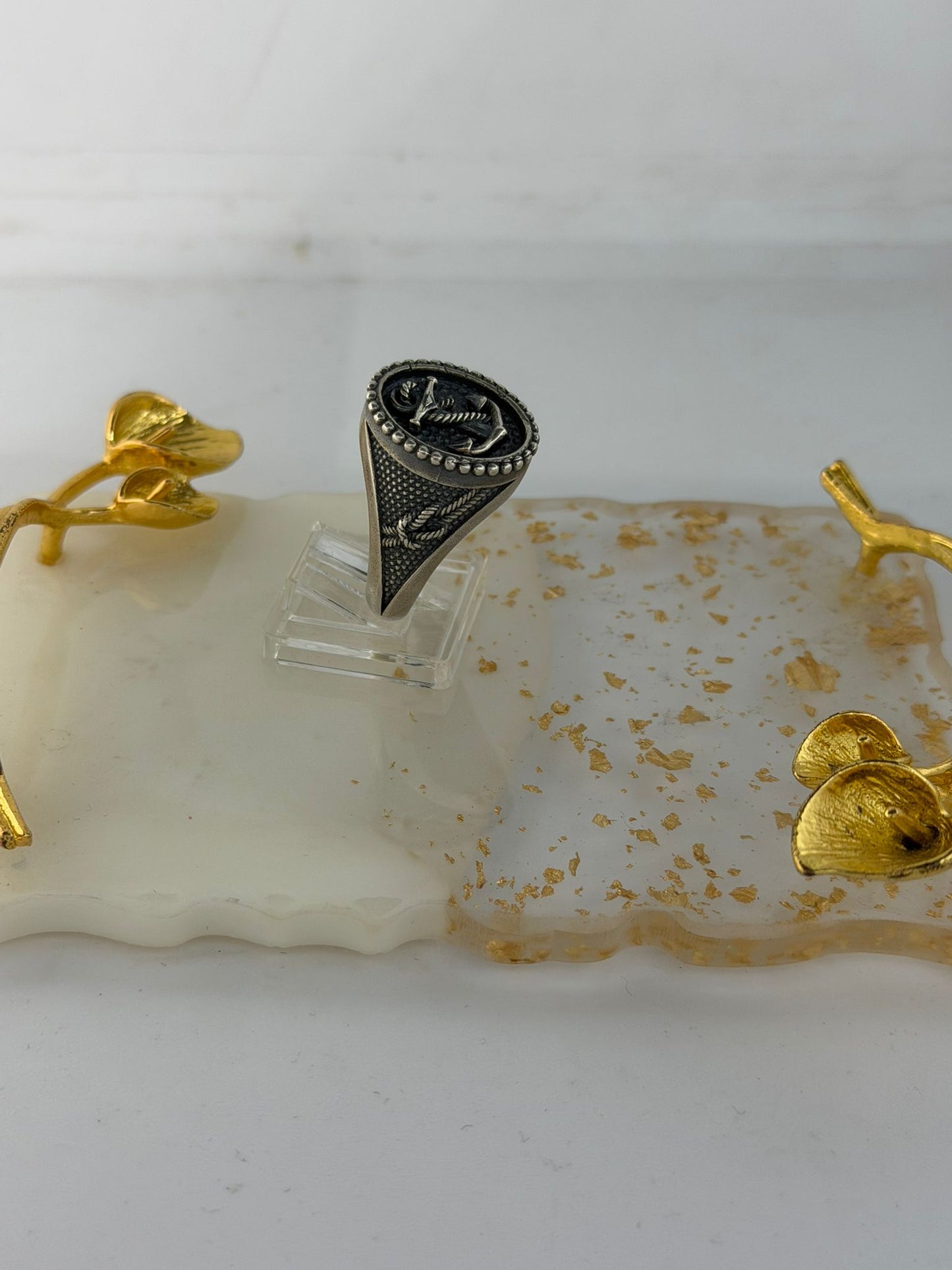 Anello ancora in argento 925 – Simbolo di forza