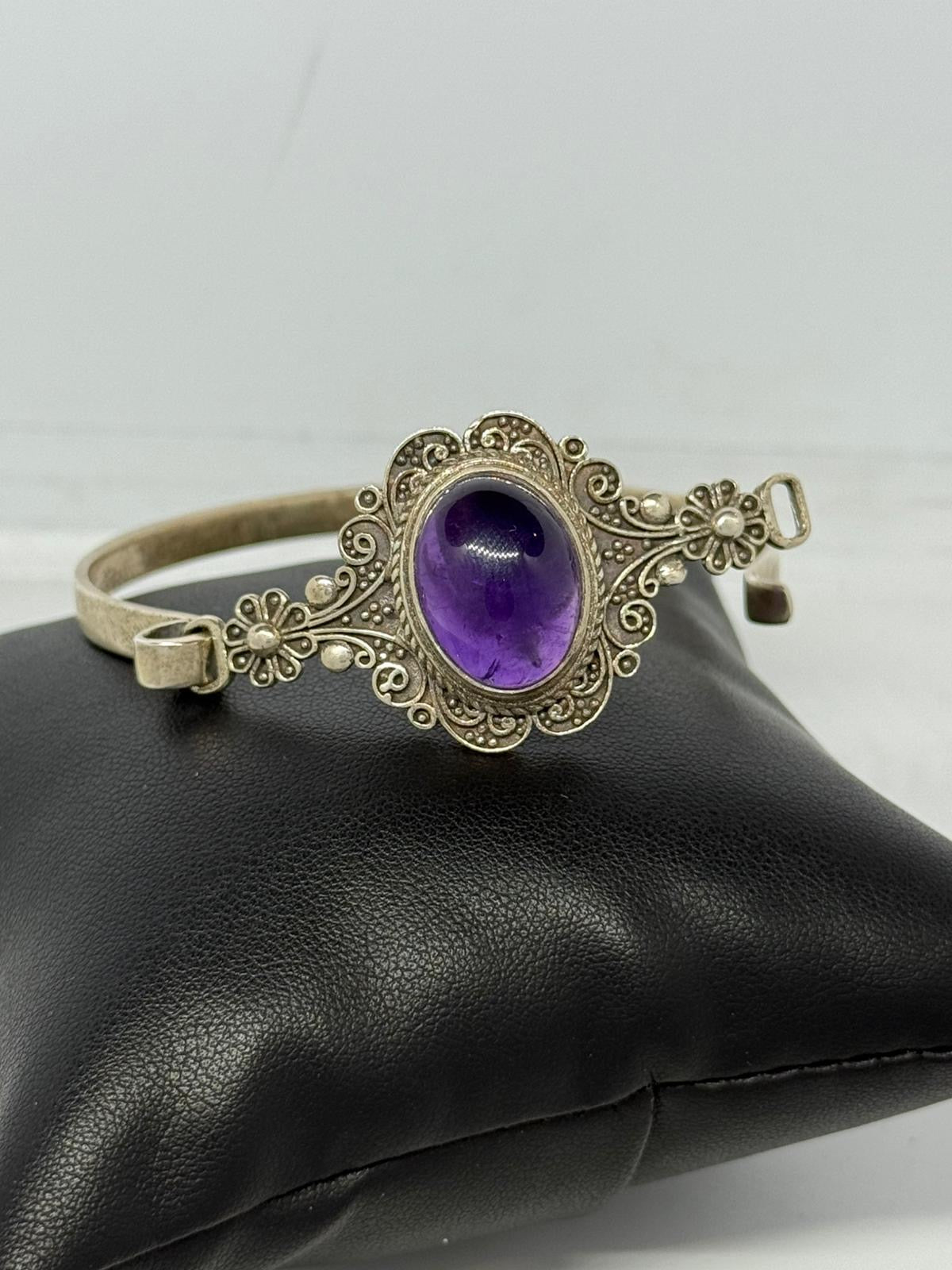 Bracciale in argento 925 ametista viola