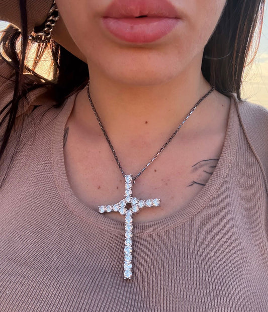 Collana in argento 925 croce