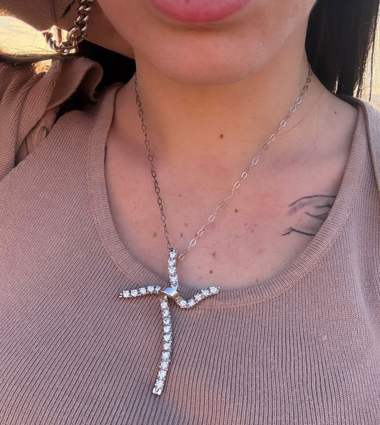 Collana in argento 925 croce