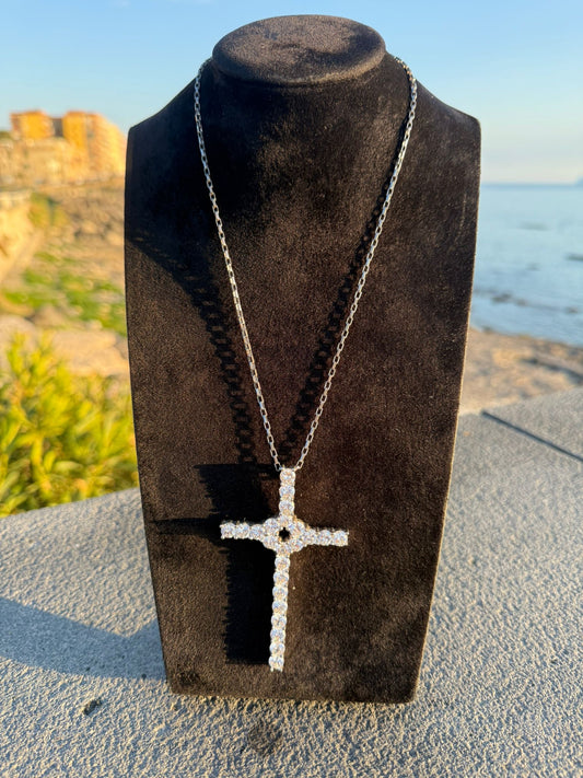 Collana in argento 925 croce