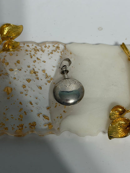Collana in argento 925 con ciondolo portaprofumo