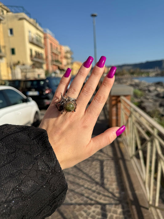 Anello pietre in argento 925