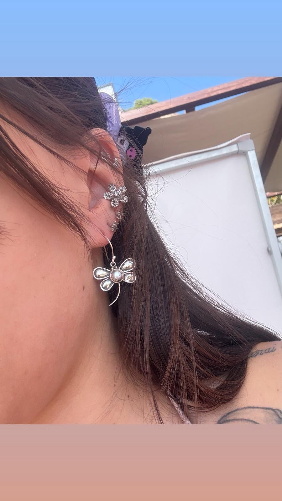 Orecchini farfalla in argento 925
