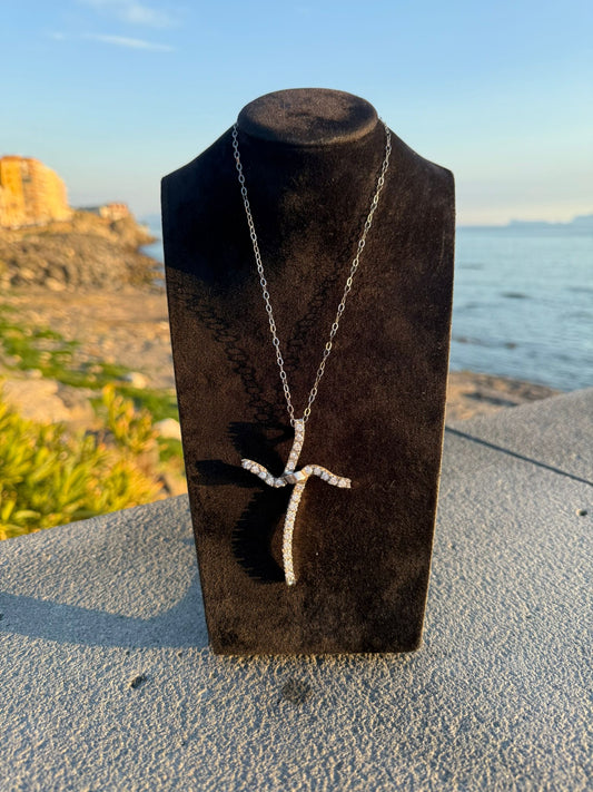 Collana in argento 925 croce