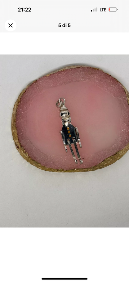 Collana in argento 925 Pinocchio