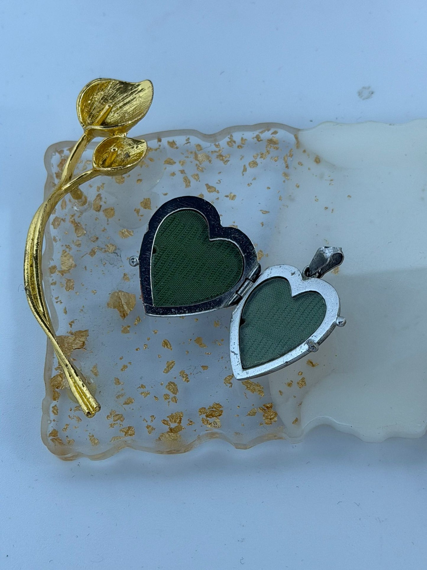 Collana in argento 925 con cuore portafoto