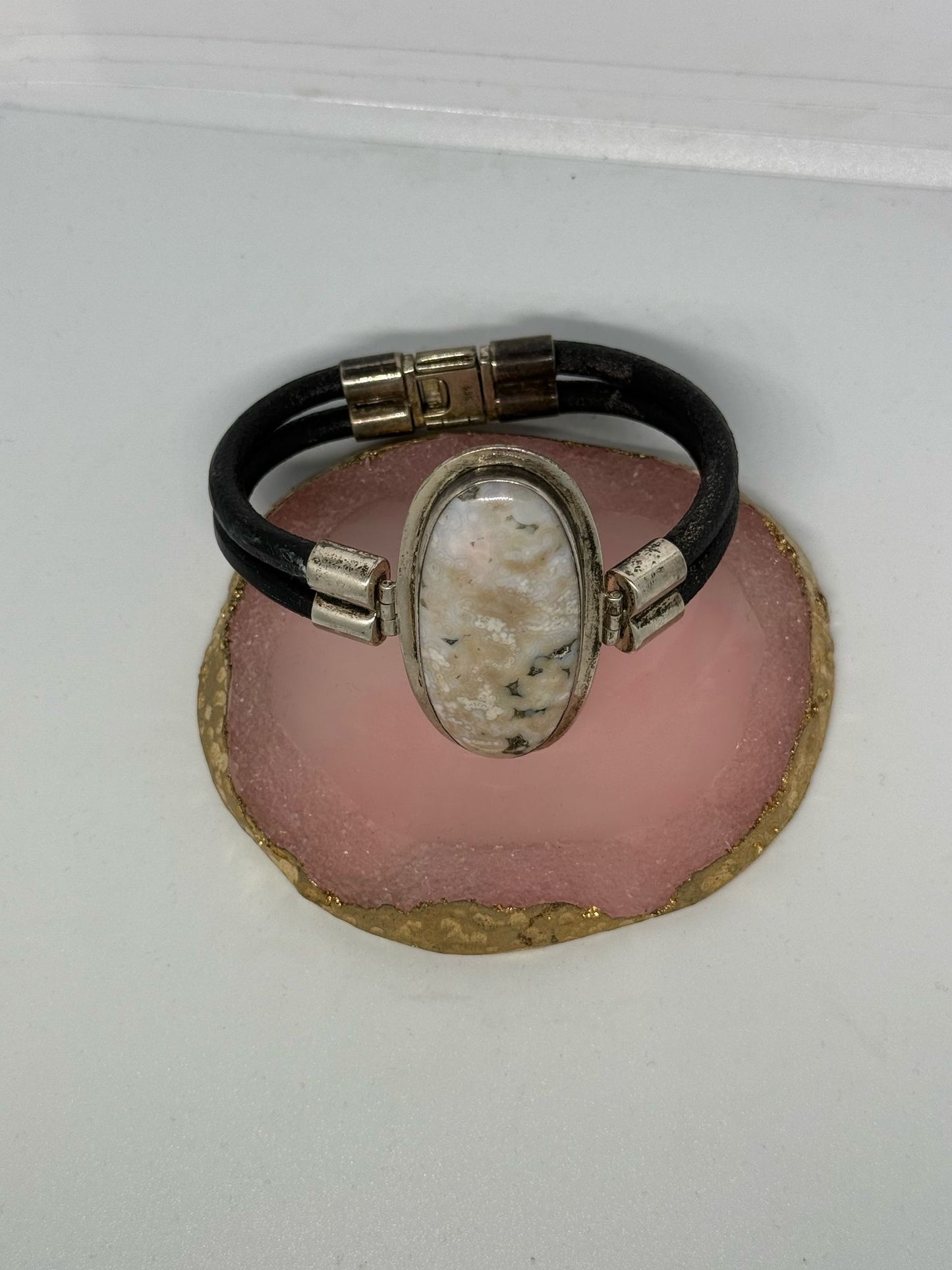 Bracciale in argento 925 pietra