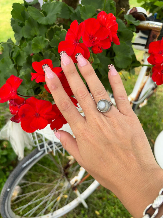 Anello in argento 925 con pietra