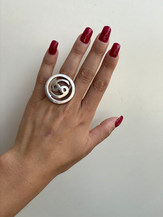Anello segno zodiacale cancro argento 925