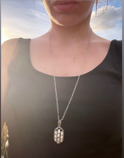 Collana in argento 925 madreperla