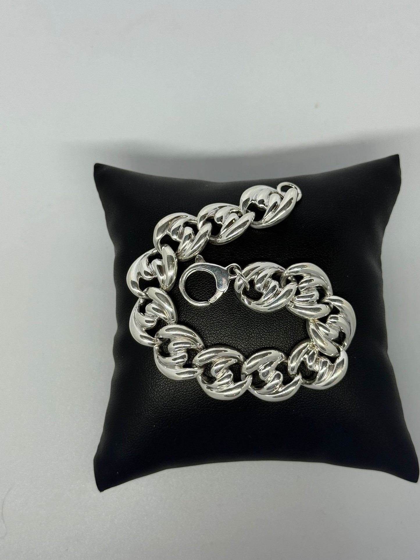 Bracciale doppia groumette in argento 925