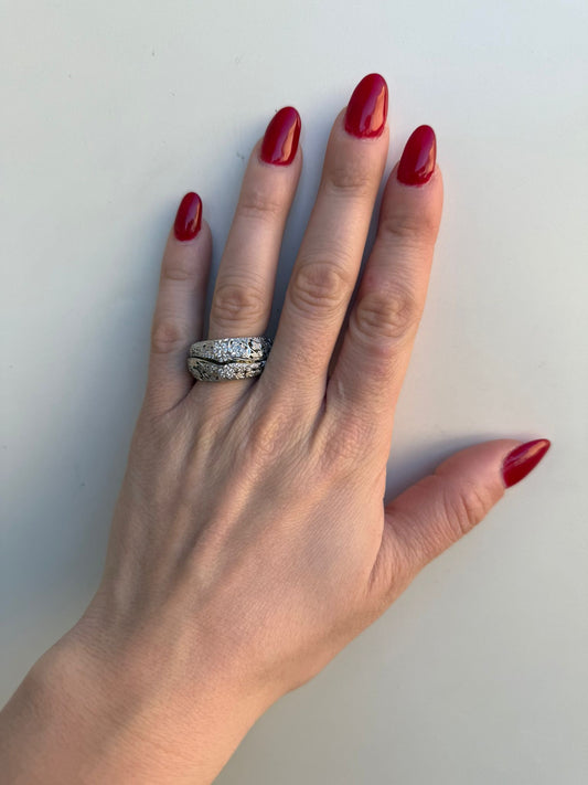 Anello innamorati in argento 925