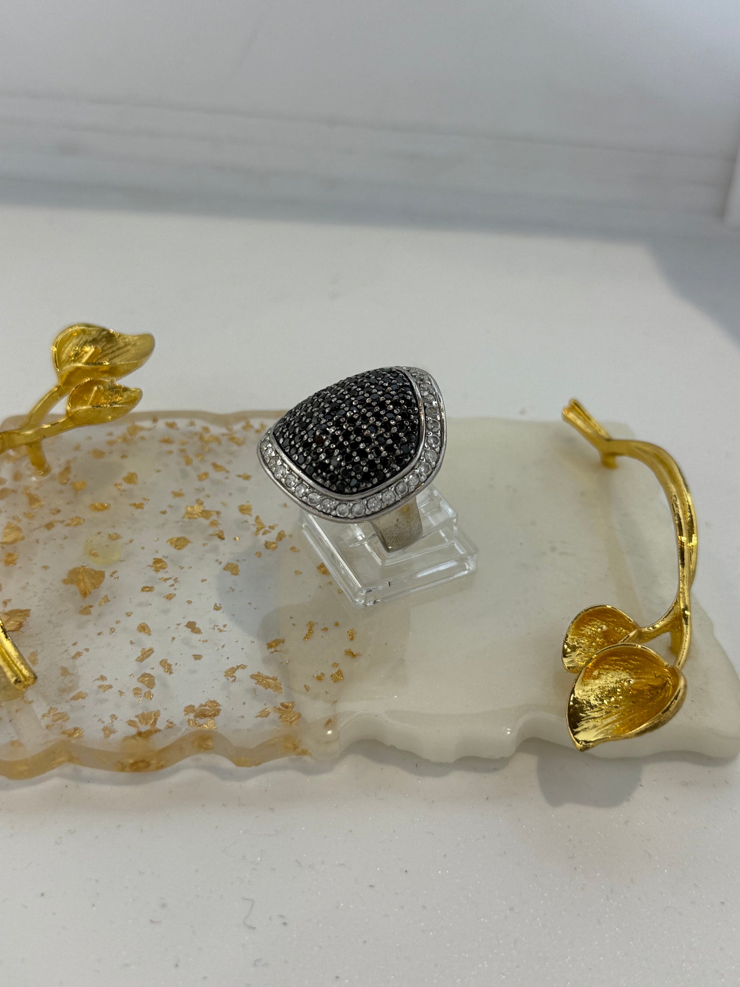 Anello in argento 925 pavè