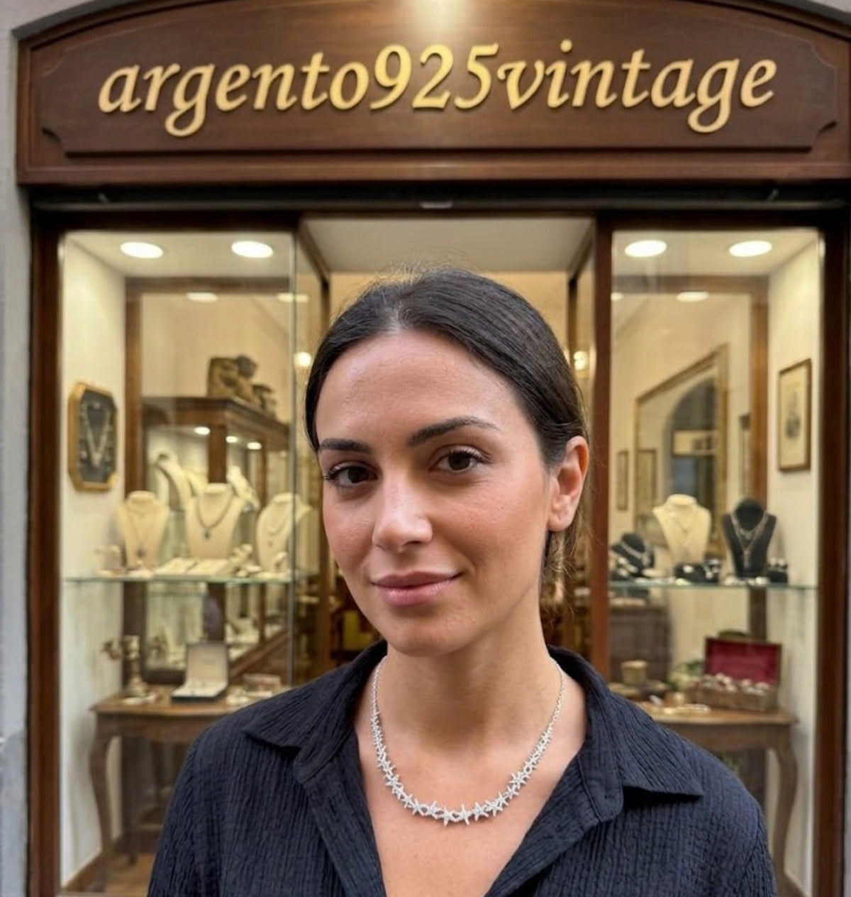 Collana Stelle Marine in Argento 925 – Pezzo Unico Artigianale