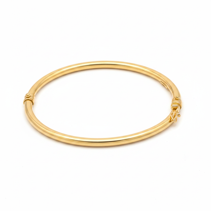 Bracciale tubolare in argento 925 bagnato nell’oro