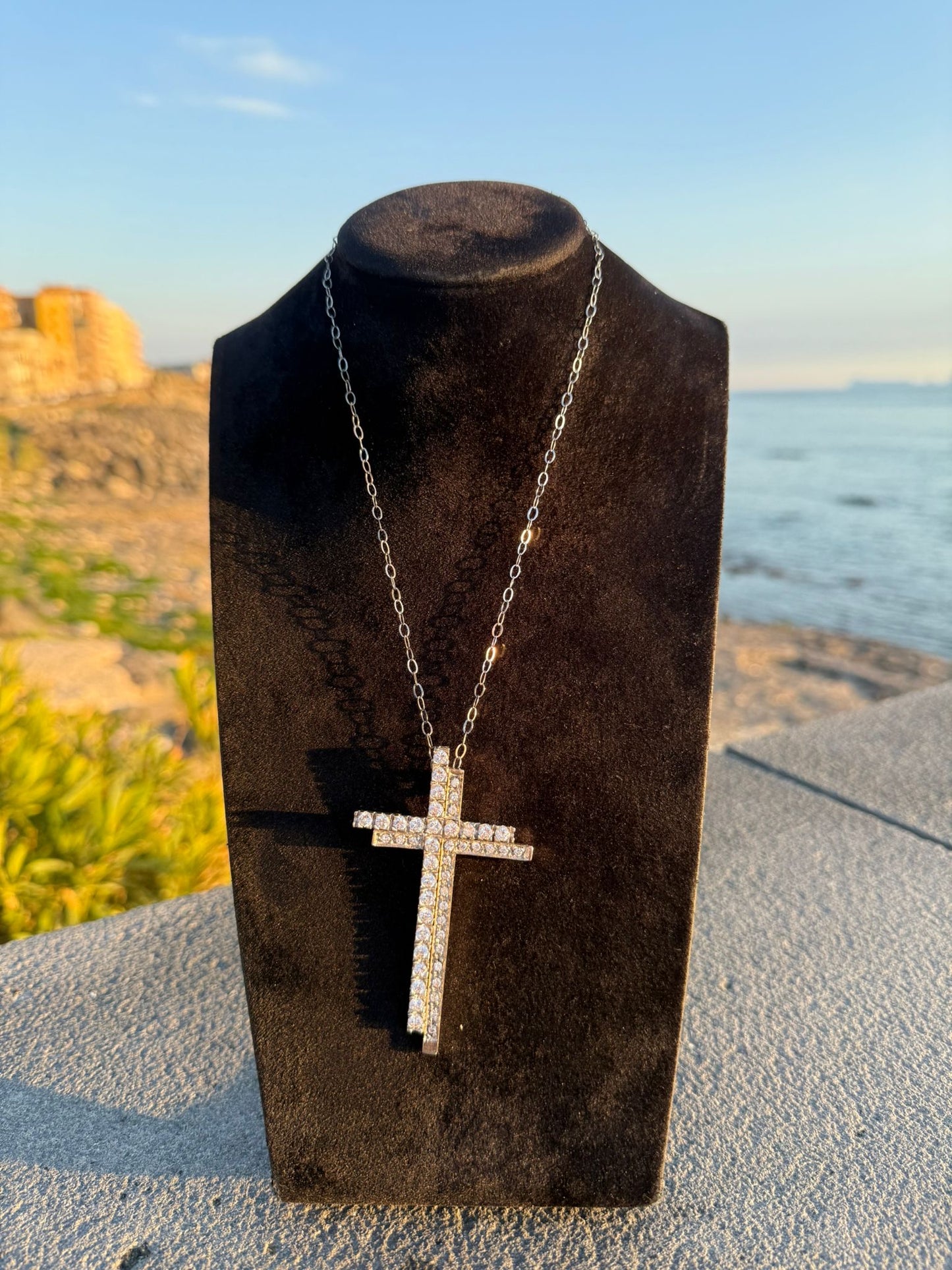Collana in argento 925 croce