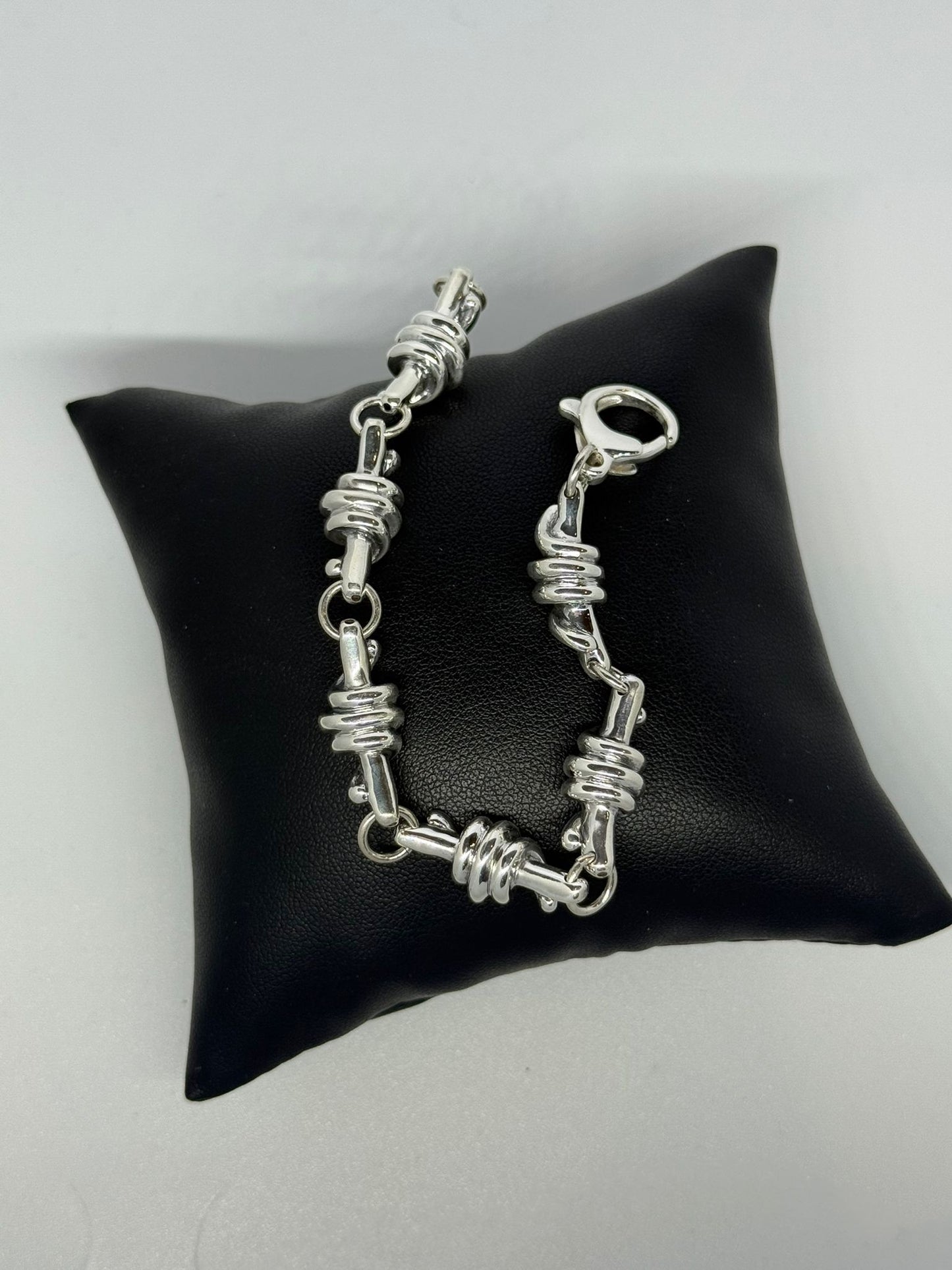 Bracciale in argento 925 attorcigliato