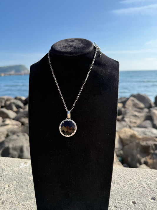 Collana in argento 925 ametista viola