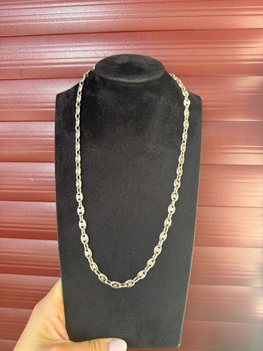 Collana in argento 925 maglia marinaia