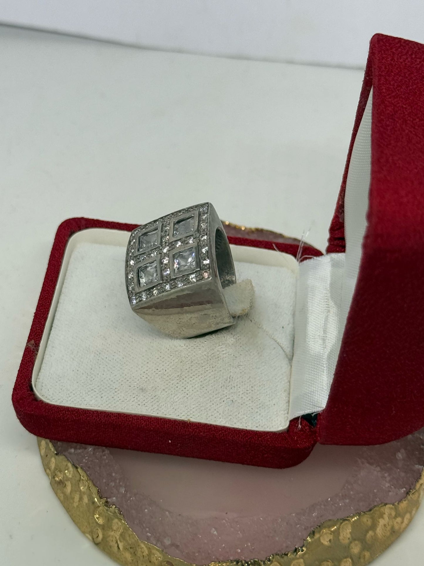 Anello in argento 925 cristallo di rocca