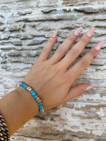 Bracciale in argento 925 turchese