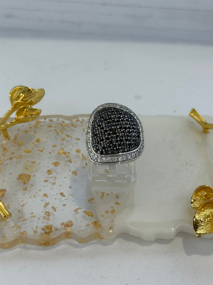 Anello in argento 925 pavè