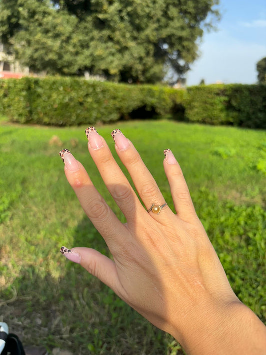 Anello perla in argento 835