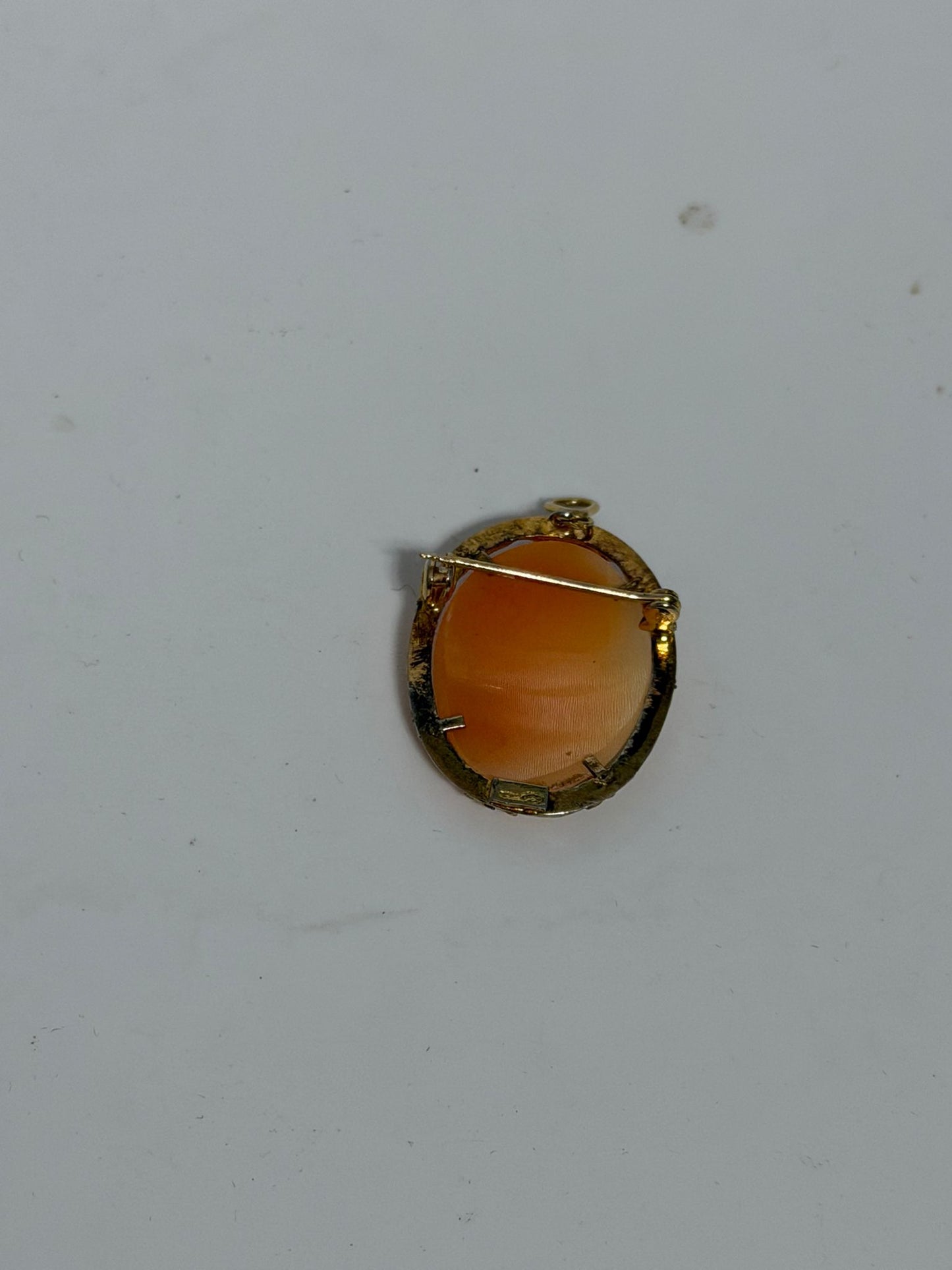 Collana in Argento 925 con Cammeo in Vera Conchiglia – Ciondolo e Spilla