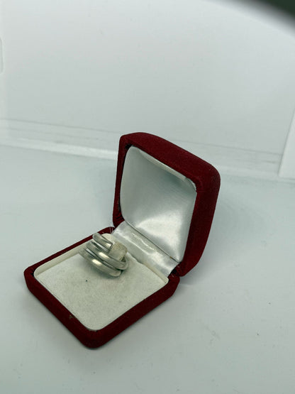 Anello tre giri in argento 925