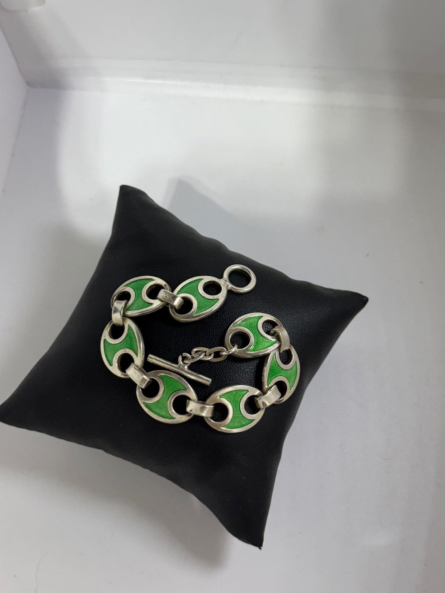 Bracciale in argento 800 maglia marinaia