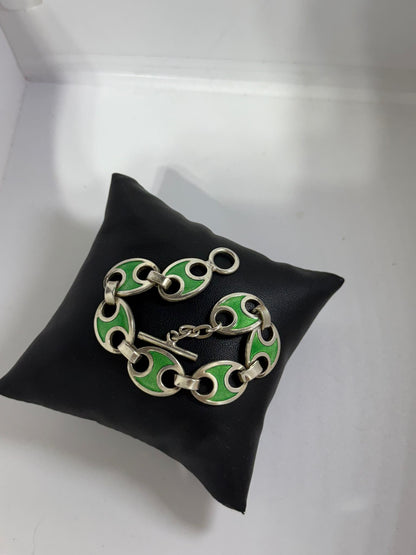 Bracciale in argento 800 maglia marinaia