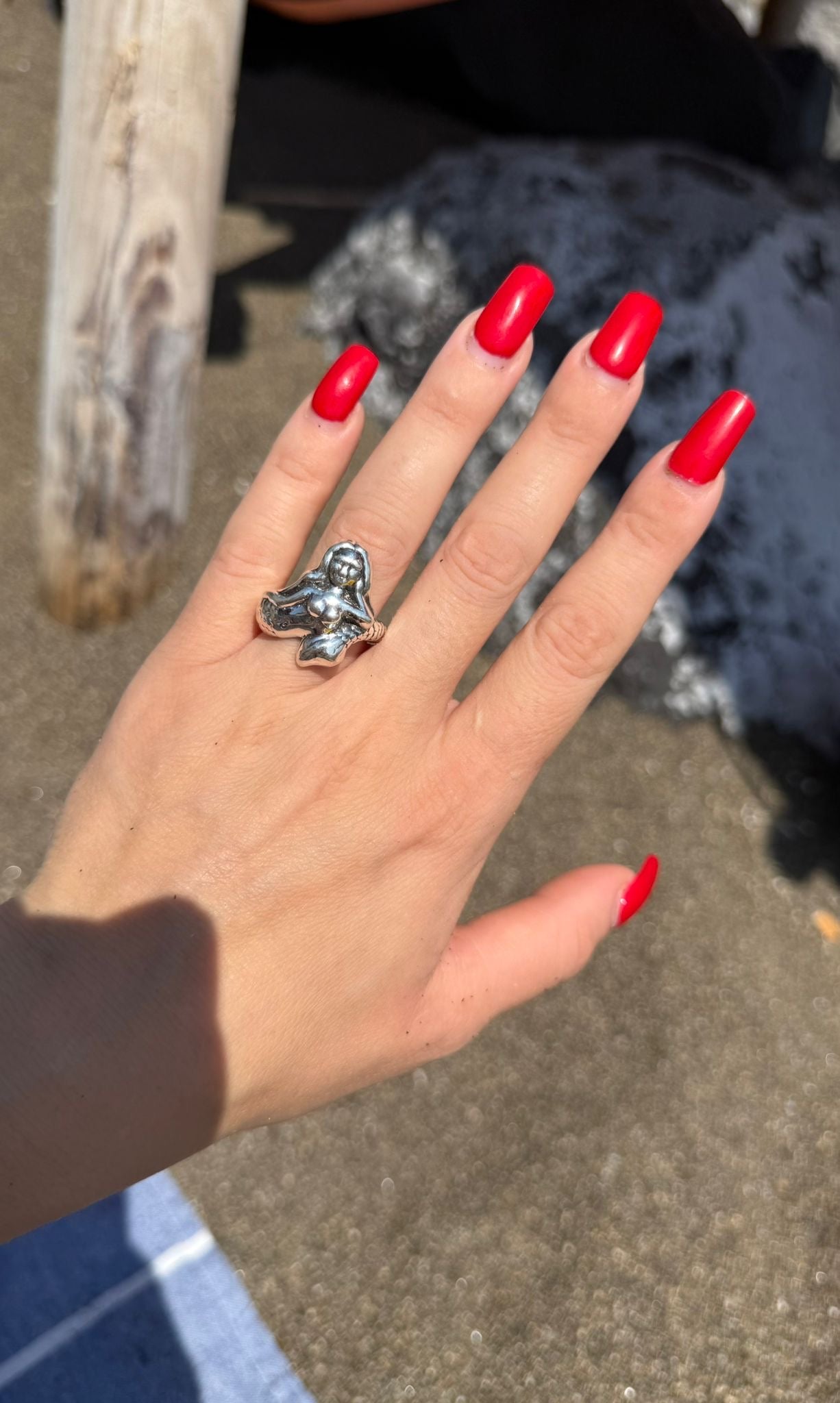 Anello sirena in argento 925