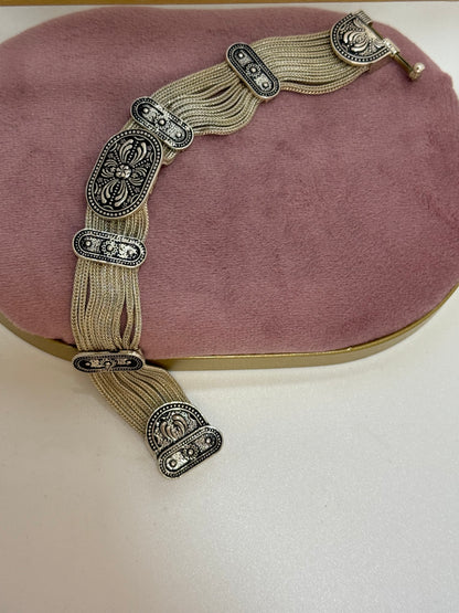 Bracciale in argento 925 fiori