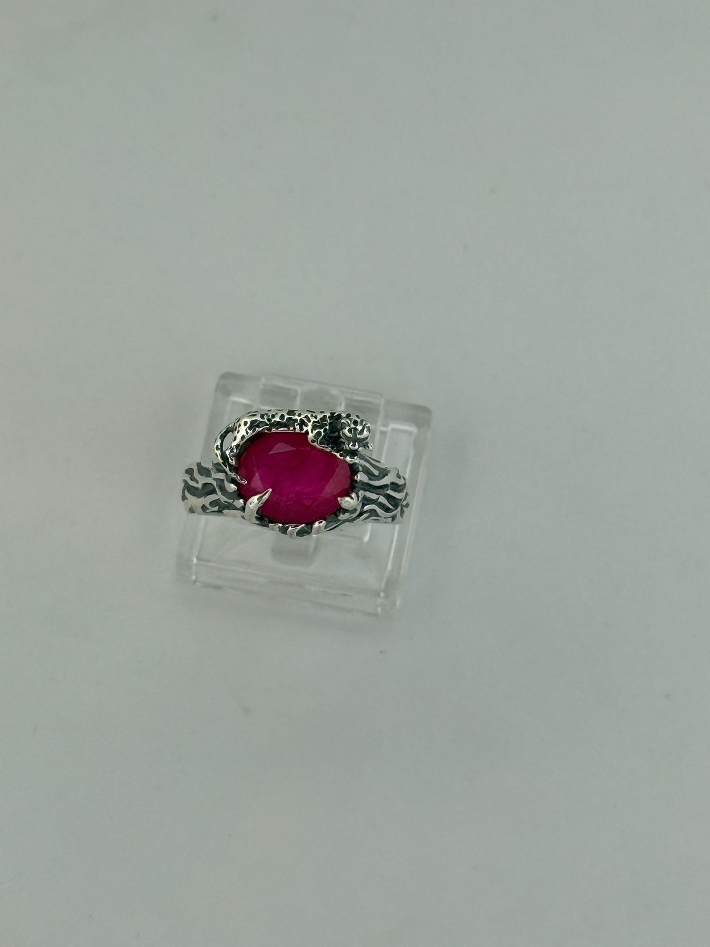 Anello in argento 925 pantera