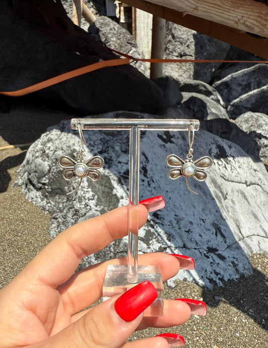 Orecchini farfalla in argento 925