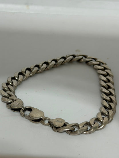 Bracciale catena Groumette schiacciata in argento 925 – Classico Made in Italy