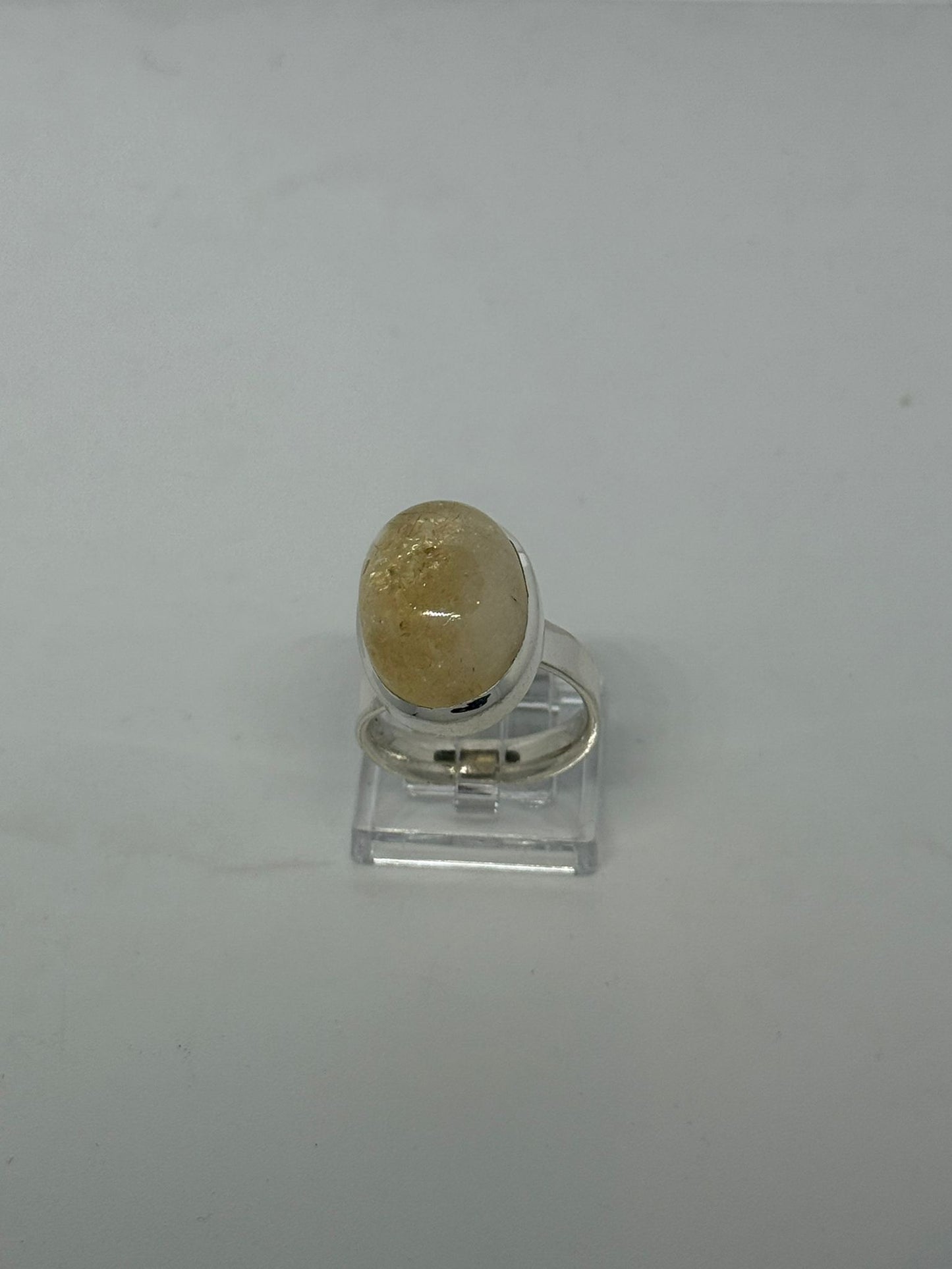 Anello in argento 925 tomalina gialla
