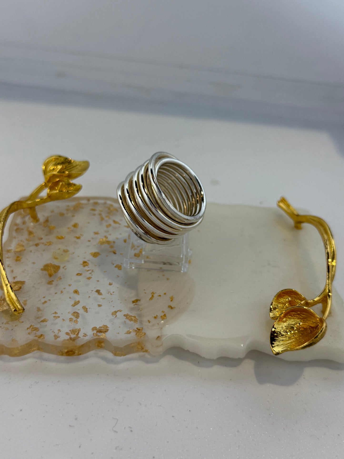 Anello filo della vita in argento 925