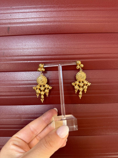 Orecchini in argento 925 dorato